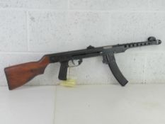 A deactivated Polish PPS-52 7.62mm Sub M