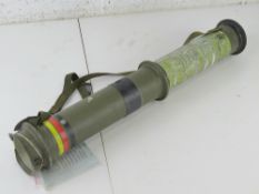 A deactivated Polish RPG-75 68mm Rocket