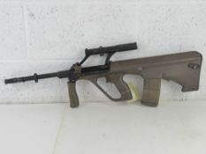 A deactivated Steyr AUG 5.56mm Assault R