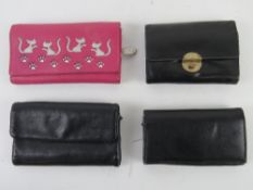 Three leather purses inc vintage Laura A