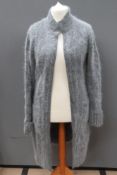 A 50% lambs wool 40% Angora Monsoon grey