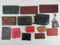 A leather Moneyfold wallet 'Litchfield L