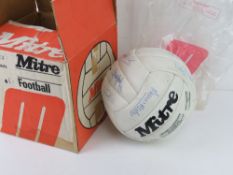 c1980s West Ham Football Club hand signed autographs;