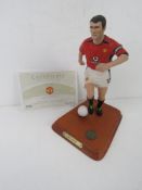 A Danbury Mint collectors figure of Manchester United Football Club player Roy Keane,