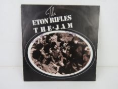 The Jam; autographed 'The Eton Rifles' vinyl single, hand signed to the front by Paul Weller,
