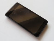 A Microsoft Lumia phone in black approx