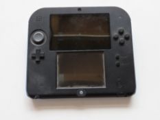 A Nintendo 2DS in blue. Disclaimer; a