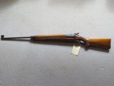 A deactivated Krag 8mm Rifle and marked