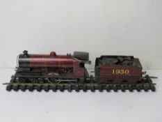 A Bassett-Lowke Ltd London and Northampton 'Duke of York 1930' 4-4-0 clockwork locomotive and coal