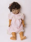 A late 18thC/early 19thC German bisque Kämmer & Reinhardt Doll bearing mark K&R within six pointed