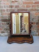 A dressing table mirror, measuring approx 55cm wide.