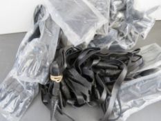 Leather sword knots, approx eighty.