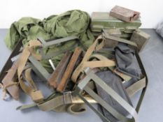A quantity of assorted militaria inc; Br