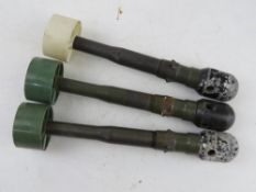 Three inert Hungarian Army PGK-Anti Tank