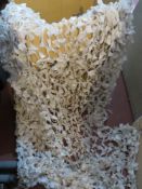 A large winter camo netting.