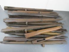 A quantity of assorted SLR wooden furnit