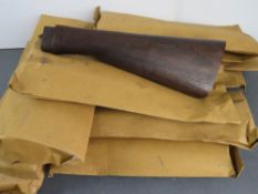 Nine Martini Henry stocks in original pa