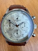 A Caribbean Joe gents wristwatch having cram face, subsidiary splits dials,