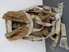 A British Military parachute harness typ