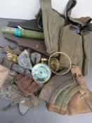 A quantity of assorted militaria inc; st
