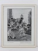 A Naval Economies comedic print 'H.M. Sh