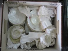 A Blairs China tea set comprising twelve cups and saucers, two cake plates,