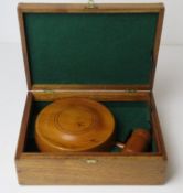 An as new boxed gavel and block.