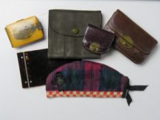 A quantity of interesting collectables inc Tonbridge ware miniature notebook having Melrose Abbey