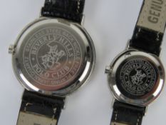 A 'His and Hers' Beverly Hills Polo Club watch set, 'hers' strap a/f. In original box.