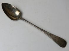 A HM silver serving spoon hallmarked for London 1815 with maker's mark for Sarah & John William