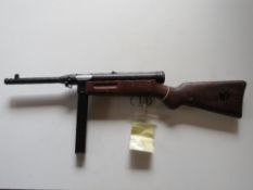 A deactivated Beretta Mod. 38/44 smooth