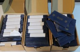 Approx 240 Wilkinson sword anti tarnish silver polishing cloths in packaging.