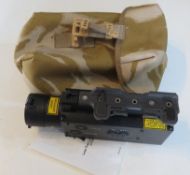 An SA80 LTLE Class 3B laser system, with British plates and mount and instruction manual,