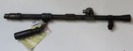 A deactivated Bren MKIII barrel, with carry handle. With certificate.