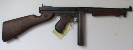A deactivated Thompson M1A1 SMG. With certificate.