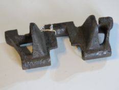 A WWII German Panzer II tank track, found on the battlefield outside of Vienna.