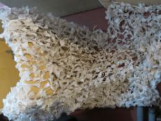 A large winter camo netting.