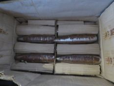 A quantity of 37mm inert shell projectiles. Ten items.