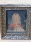 A coloured steel engraving of Little Red