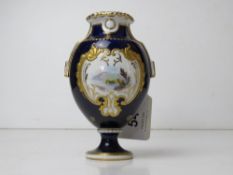 A Royal Crown Derby cobalt blue ground s