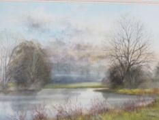 Watercolour by Ken Messer entitled Thame