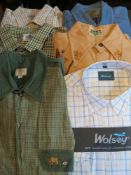 A cotton Winchester shirt, size L, together with five other assorted men's shirts.