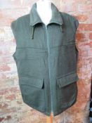 A Duck Valley Sportswear gillet in green
