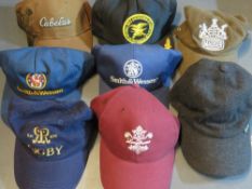 Eight assorted baseball caps inc Smith &