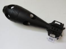 An inert 81mm French training mortar.