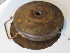 A WWII German Afrika Korp Tellermine, in