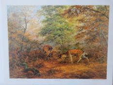 A signed limited edition print of an original painting by Elizabeth M Halstead entitled 'When