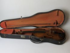 A violin bearing label for Henry Lye Camerton, Somerset,