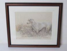 A signed limited edition print of a past