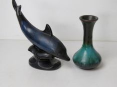 A Blue Mountain Pottery Canada short vas